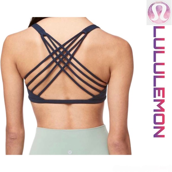 lululemon athletica Other - EUC LULULEMON Free To Be Bra (Wild) in True Navy!
